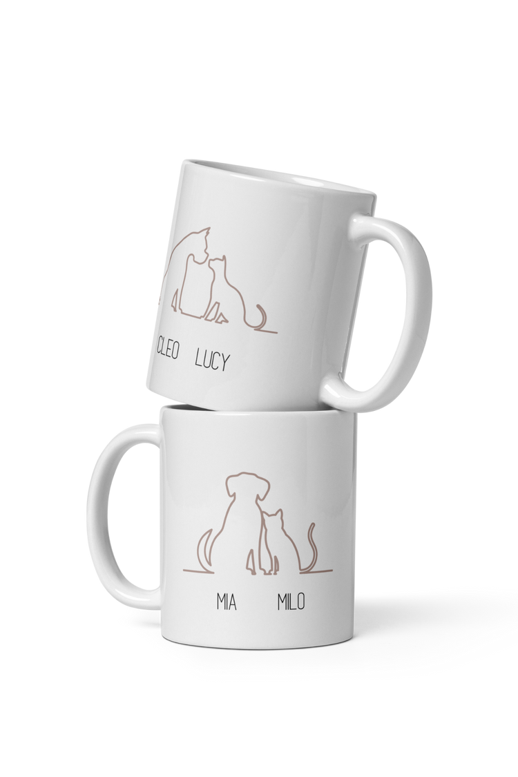 Purrfect Pals: Personalized Mugs