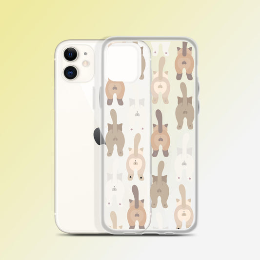 "Purrfectly Cheeky" Cat Phone Case - iPhone