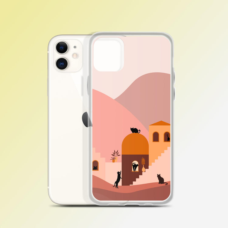 "Feline Frontier" Cat Phone Case - iPhone