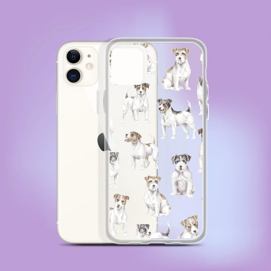 "Terrier Tracks" Dog Phone Case - iPhone