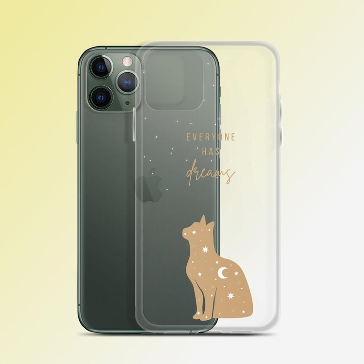 "Moonlit Dreams" Cat Phone Case - iPhone
