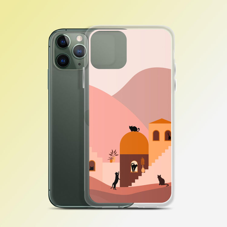 "Feline Frontier" Cat Phone Case - iPhone