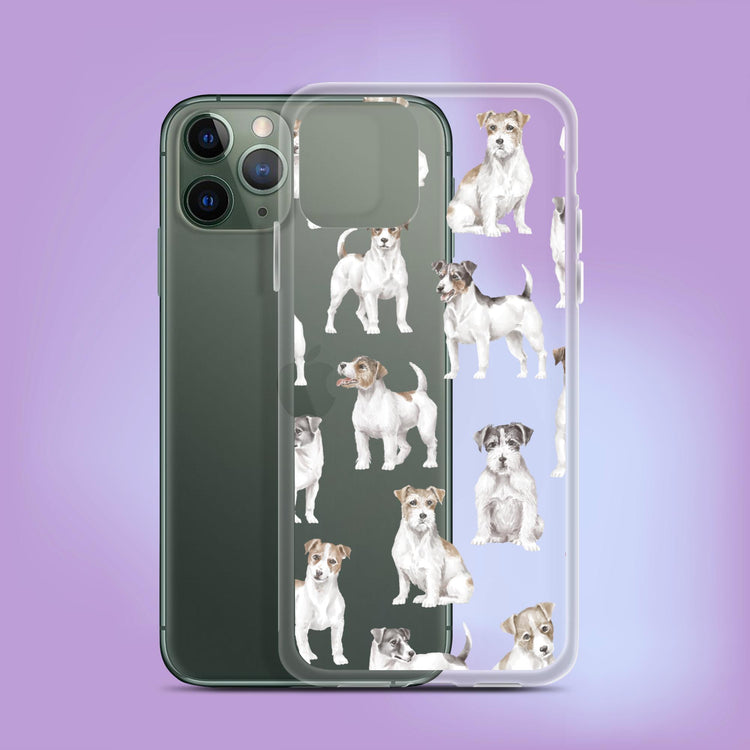"Terrier Tracks" Dog Phone Case - iPhone