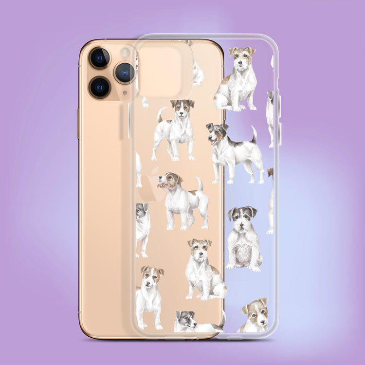 "Terrier Tracks" Dog Phone Case - iPhone