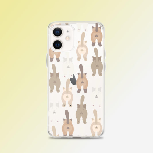 "Purrfectly Cheeky" Cat Phone Case - iPhone