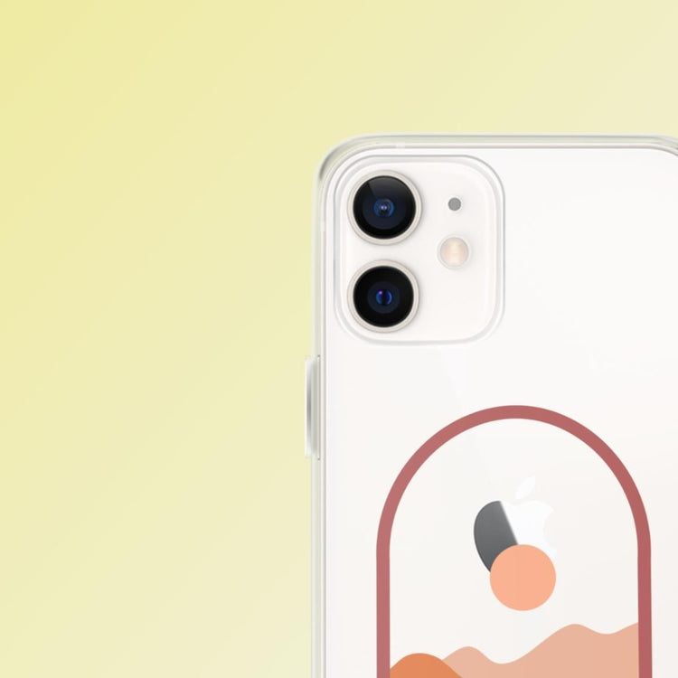 "Pink Horizon" Cat Phone Case - iPhone