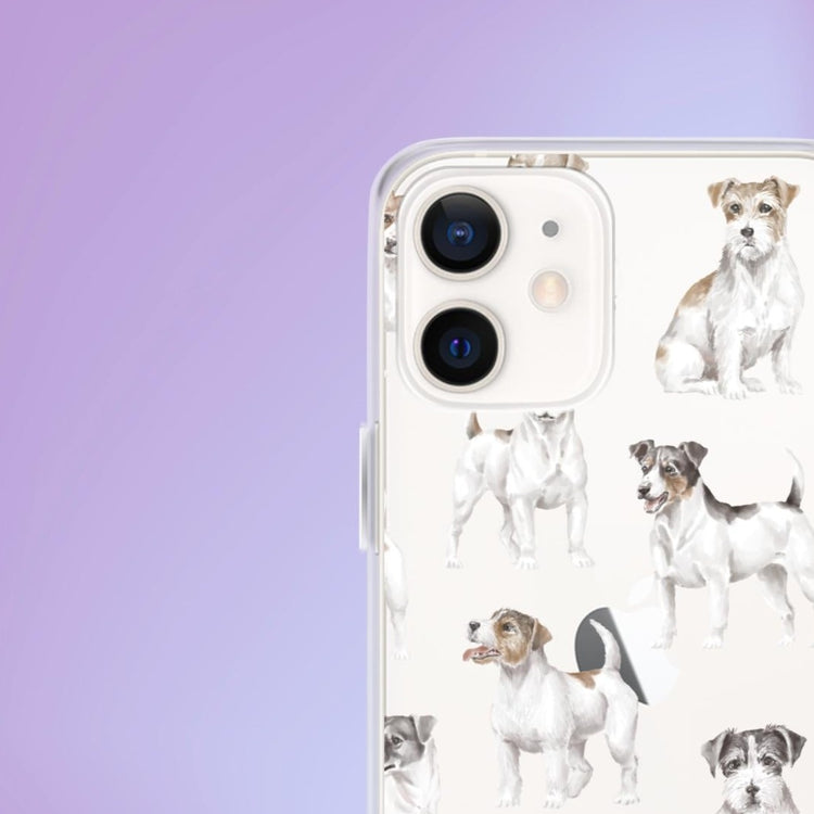 "Terrier Tracks" Dog Phone Case - iPhone