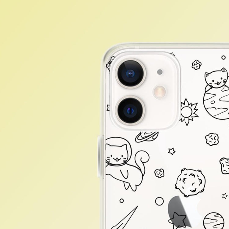 "Galactic Cat-stronauts" Cat Phone Case - iPhone