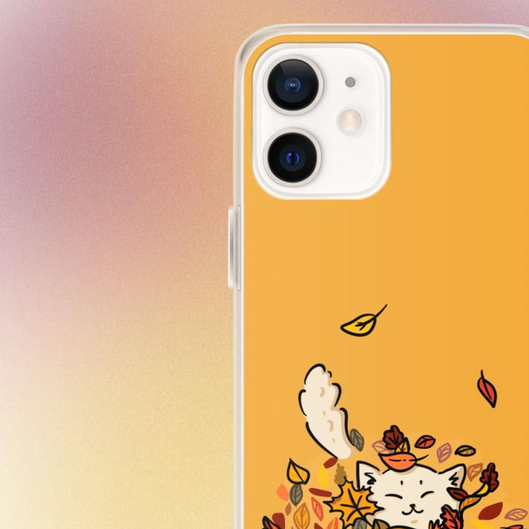 "Fall Fling" Cat Phone Case - iPhone