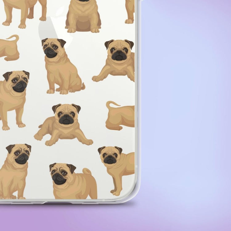 "Pretty Pug Party" Dog Phone Case - iPhone