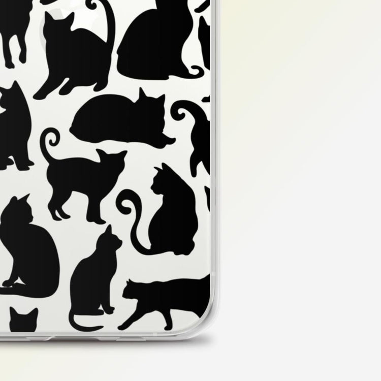 "Midnight Purrs" Cat Phone Case - iPhone