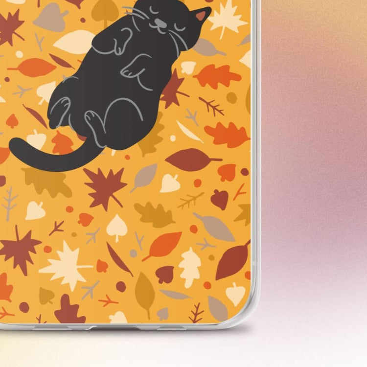 "Leafy Dreams" Cat Phone Case - iPhone