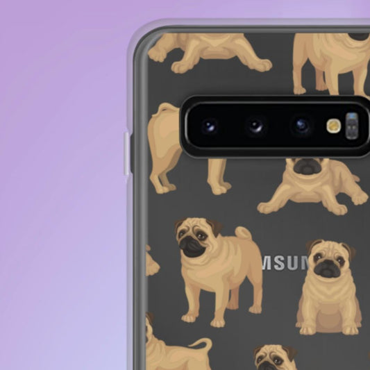 "Pretty Pug Party" Dog Phone Case - Samsung