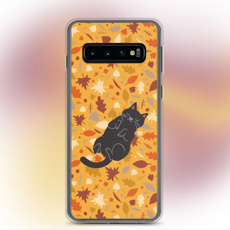 "Leafy Dreams" Cat Phone Case - Samsung