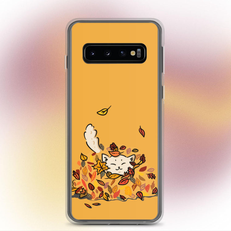 "Fall Fling" Cat Phone Case - Samsung