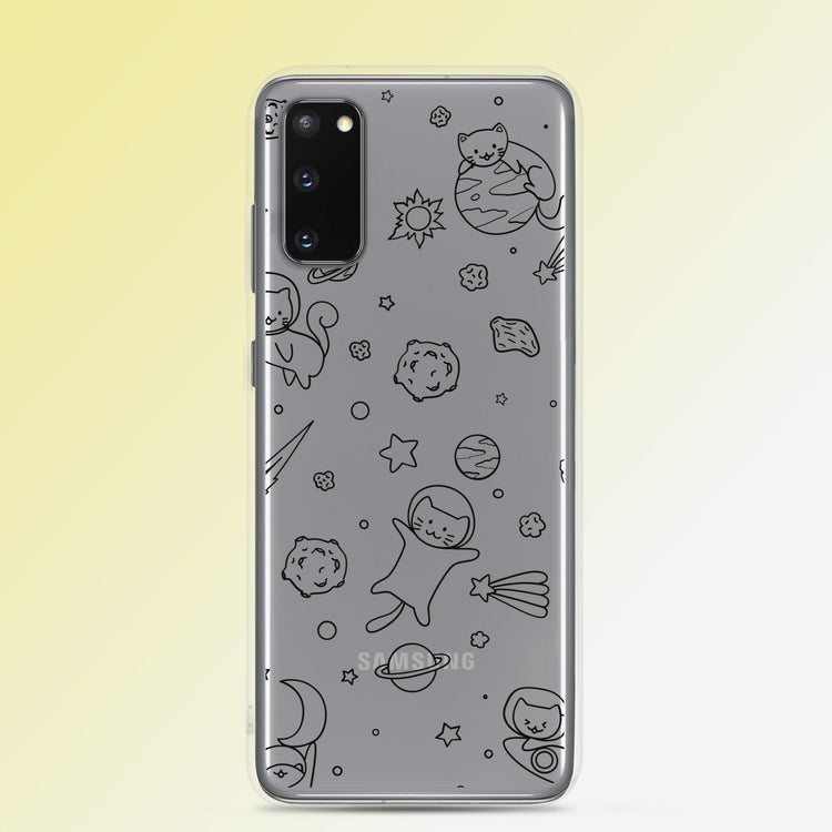 "Galactic Cat-stronauts" Cat Phone Case - Samsung