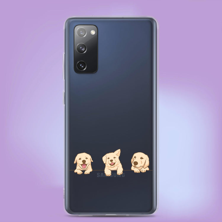 "Puppy Peekaboo" Dog Phone Case - Samsung
