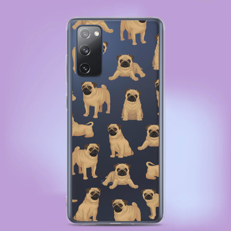 "Pretty Pug Party" Dog Phone Case - Samsung