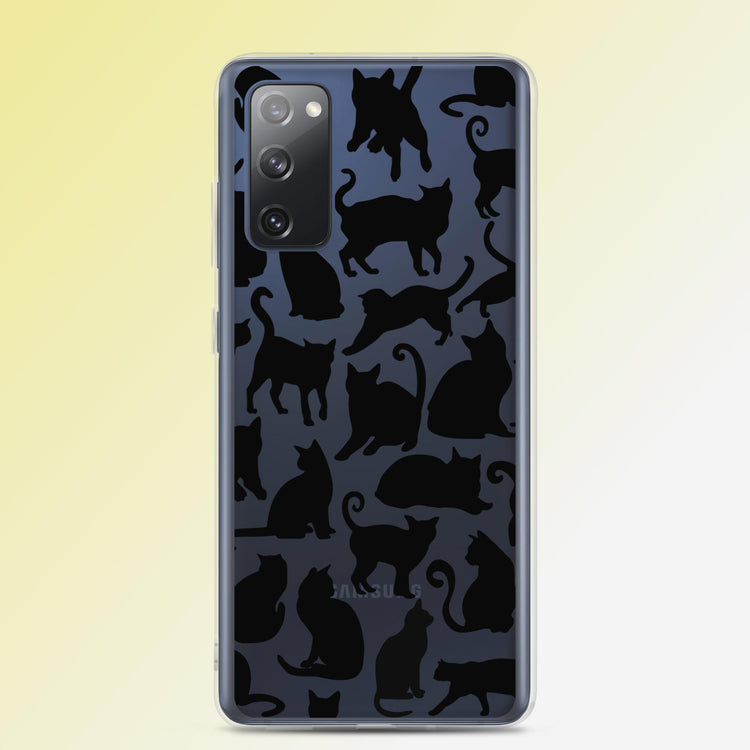 "Midnight Purrs" Cat Phone Case - Samsung