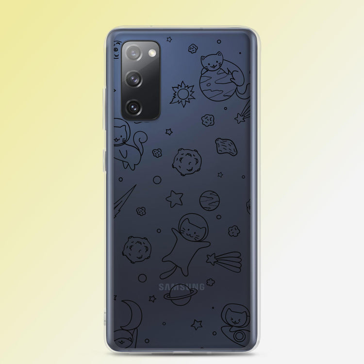 "Galactic Cat-stronauts" Cat Phone Case - Samsung