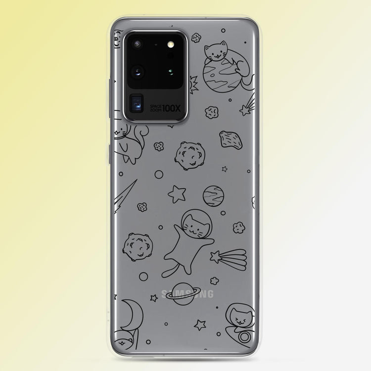 "Galactic Cat-stronauts" Cat Phone Case - Samsung