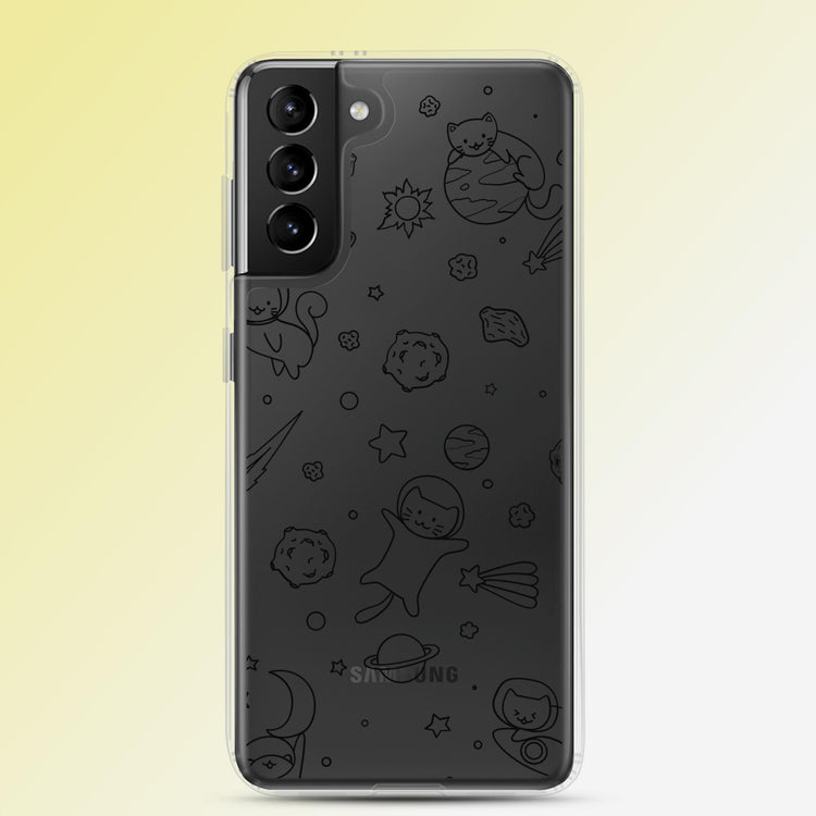 "Galactic Cat-stronauts" Cat Phone Case - Samsung