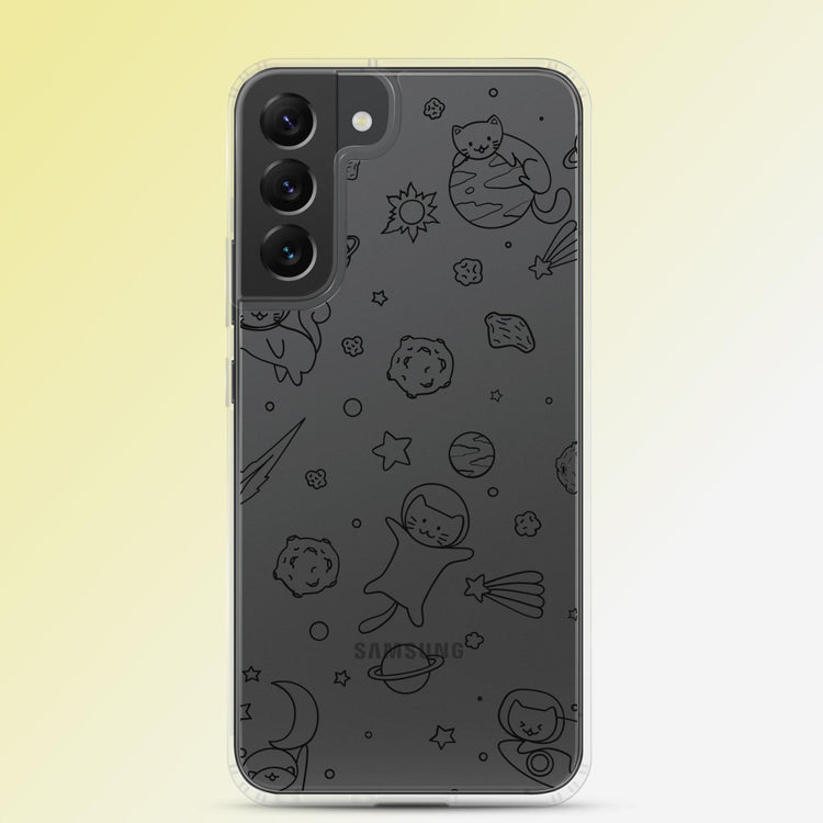 "Galactic Cat-stronauts" Cat Phone Case - Samsung