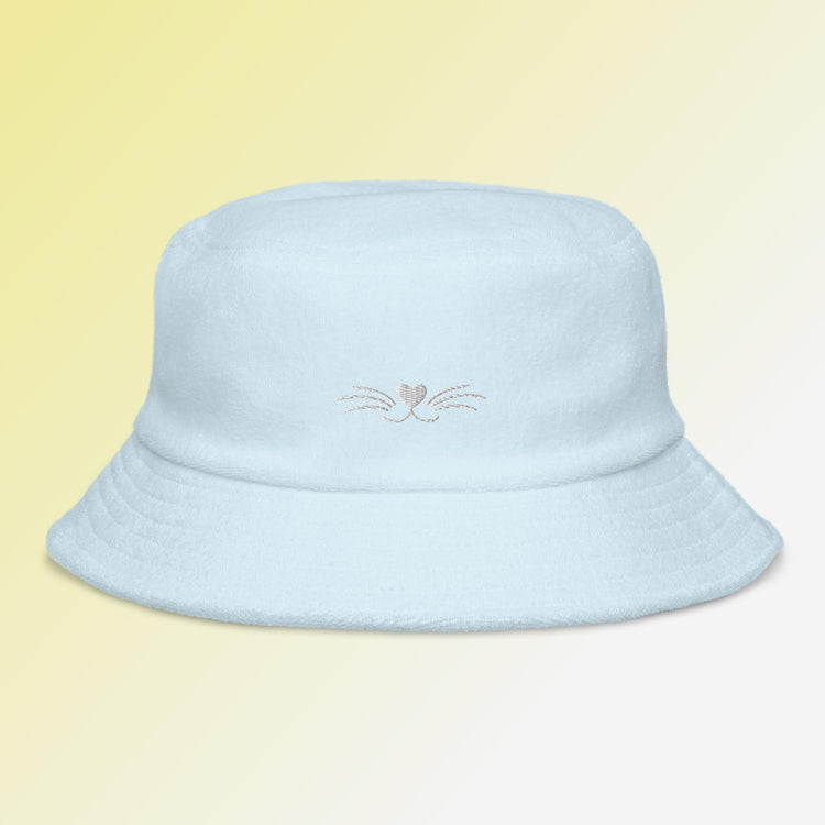 Cat Whisker Embroidered Bucket Hat