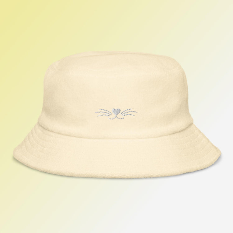 Cat Whisker Embroidered Bucket Hat