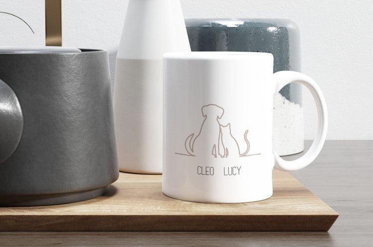 Purrfect Pals: Personalized Mugs