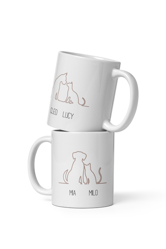 Purrfect Pals: Personalized Mugs