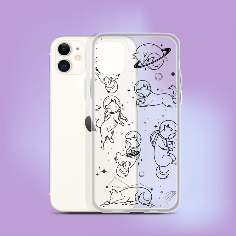 "Galactic Paws" Dog Phone Case - iPhone