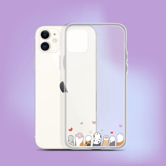 "Purrfect Paws" Cat Phone Case - iPhone
