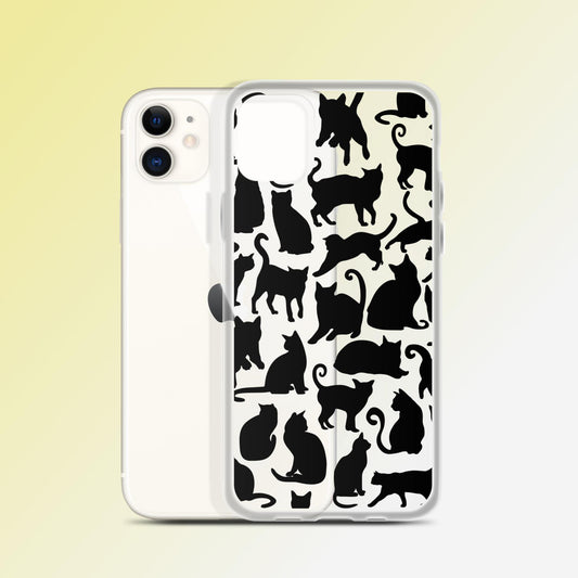 "Midnight Purrs" Cat Phone Case - iPhone