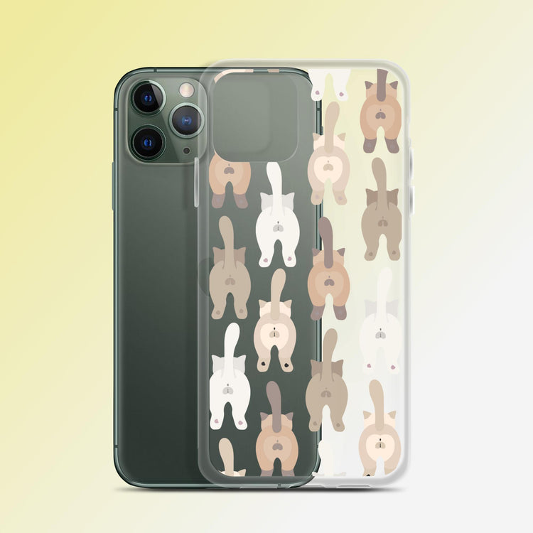 "Purrfectly Cheeky" Cat Phone Case - iPhone