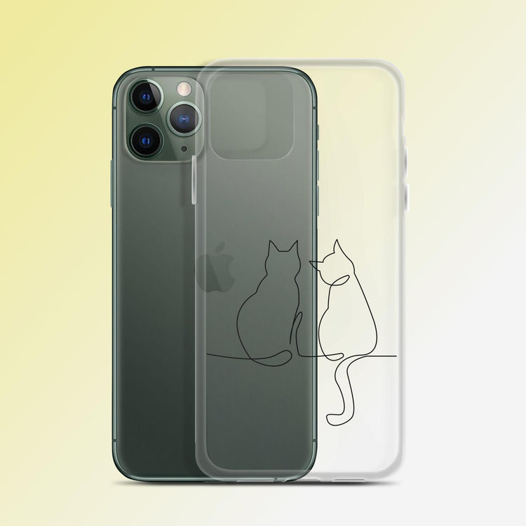 "Kitty Connections" Cat Phone Case - iPhone