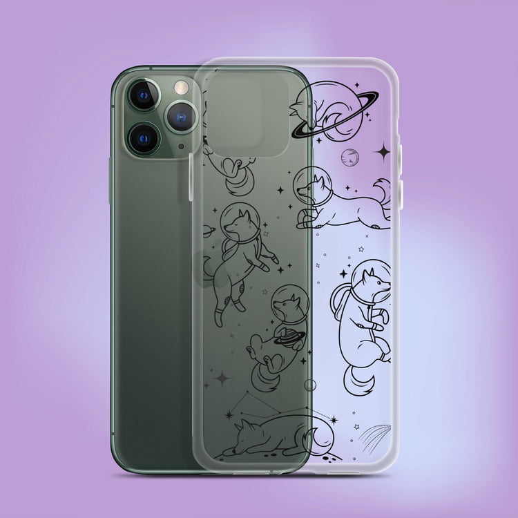 "Galactic Paws" Dog Phone Case - iPhone
