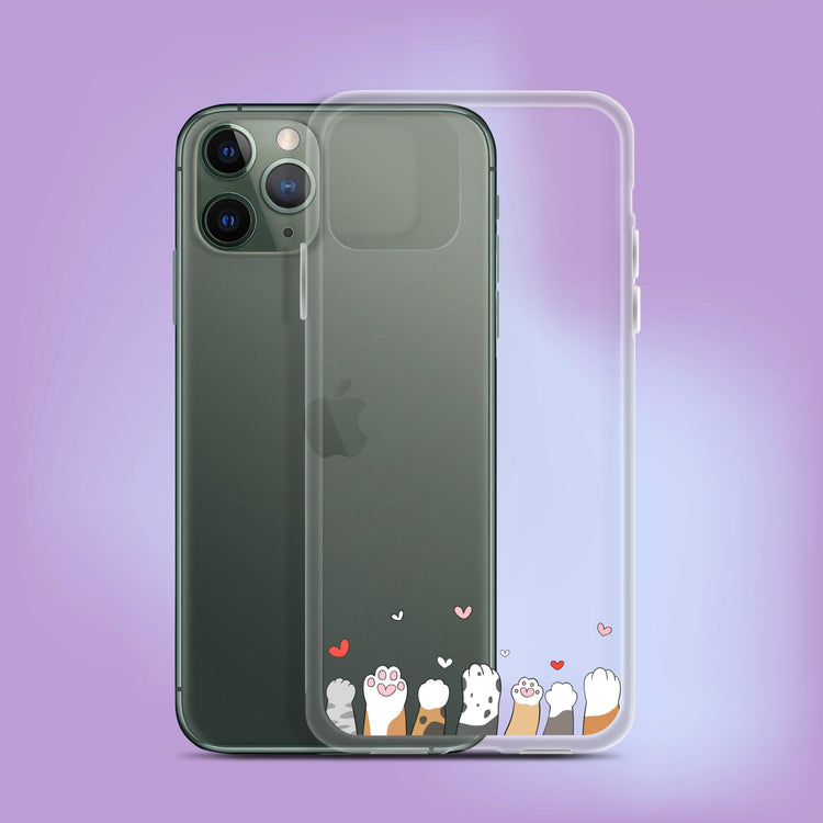 "Purrfect Paws" Cat Phone Case - iPhone