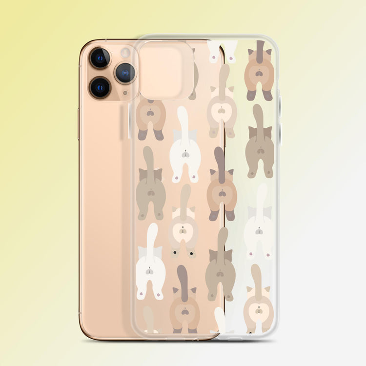 "Purrfectly Cheeky" Cat Phone Case - iPhone