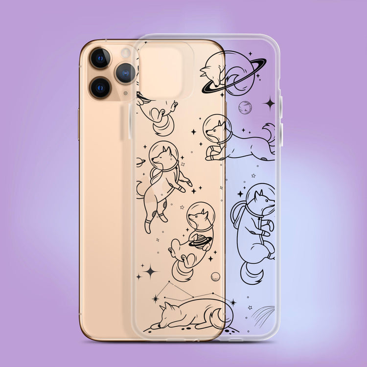 "Galactic Paws" Dog Phone Case - iPhone