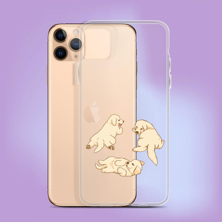 "Paws in Harmony" Dog Phone Case - iPhone