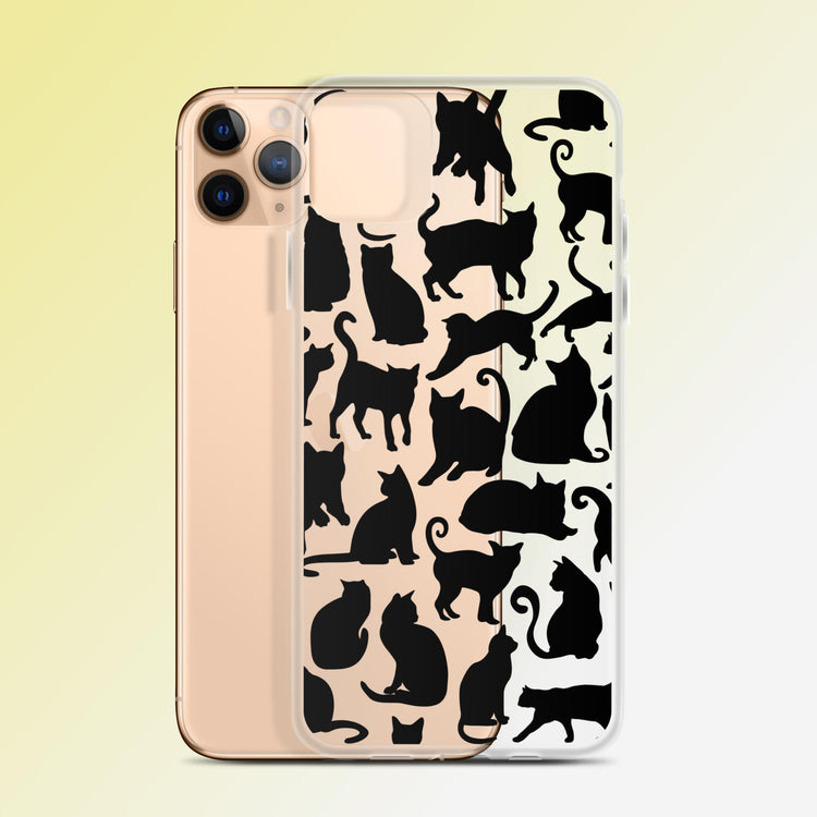 "Midnight Purrs" Cat Phone Case - iPhone