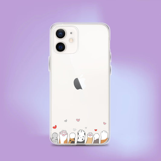 "Purrfect Paws" Cat Phone Case - iPhone