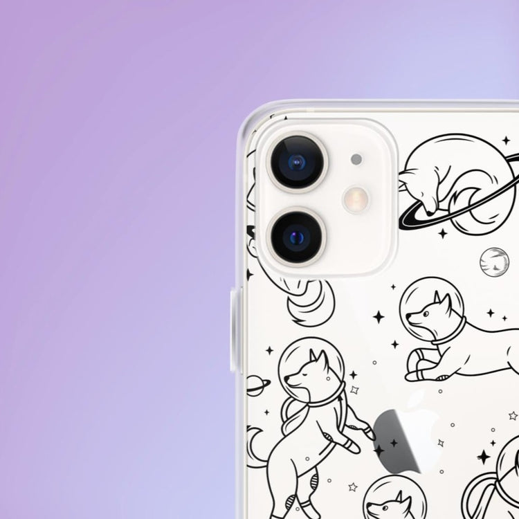 "Galactic Paws" Dog Phone Case - iPhone