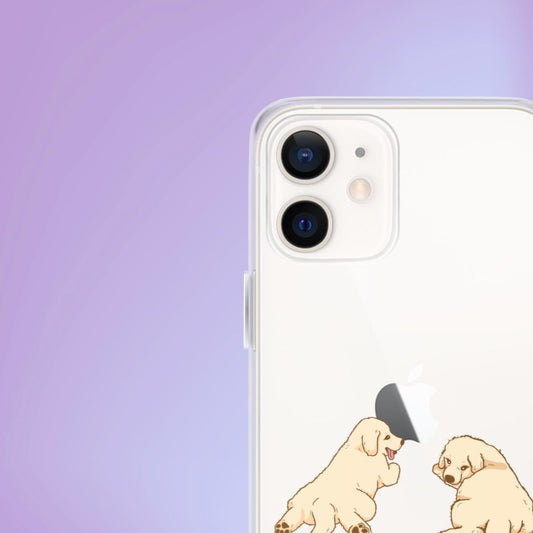 "Paws in Harmony" Dog Phone Case - iPhone
