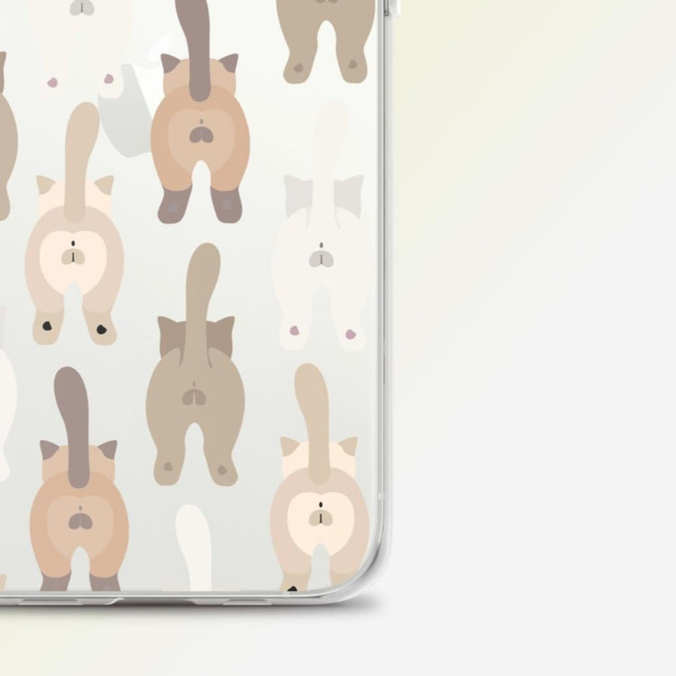 "Purrfectly Cheeky" Cat Phone Case - iPhone