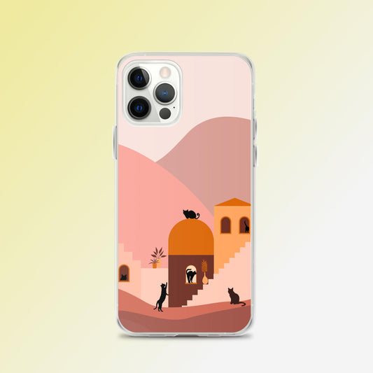 "Feline Frontier" Cat Phone Case - iPhone