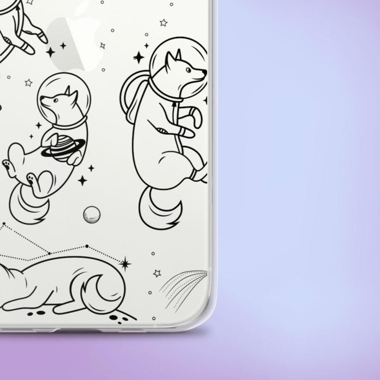 "Galactic Paws" Dog Phone Case - iPhone