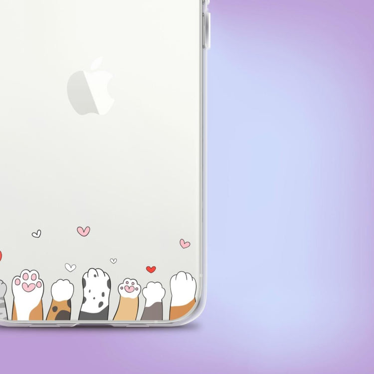 "Purrfect Paws" Cat Phone Case - iPhone