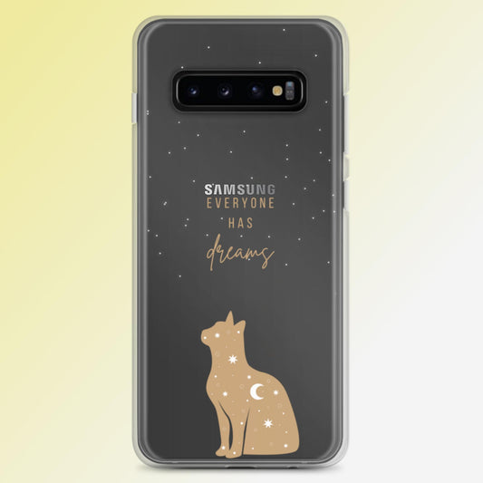 "Moonlit Dreams" Cat Phone Case - Samsung
